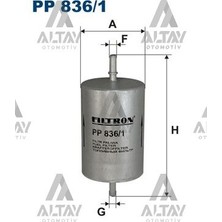 Filtron Volkswagen Golf 4 / Bora 1998-2004 Yakıt Filtresi (benzın) 1.6-1.8-1.6 16V 1J0201511A