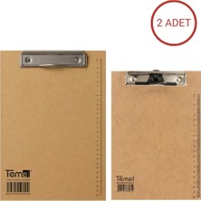 Temel Ahşap Sekreterlik A4 ve A5 Seti 2 Adet Dayanıklı ve Estetik Ahşap Renkli