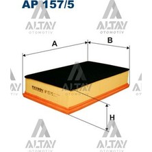Filtron Fıltron Hava Filtresi Transporter T5 / T6 04= 1.9 Tdı-2.5 Tdı-2.0 Tdı Axb-Axd-Caab 7H0129620A