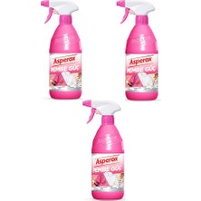 Asperox 650 ml Pembe Güç Leke Çıkarıcı Sprey Konsantre Formül ile Etkili Temizlik X3