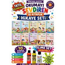 Üçgen Yayıncılık 2.sınıf Öğretmen Tavsiyeli Okumayı Sevdiren 32 Sayfa 10 Kitaplık Hikaye Seti-5 (Slime Set Hediyeli)