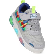Kiko Kids  Scarpe Cırtlı Işıklı Erkek Çocuk Spor Ayakkabı
