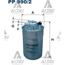 Filtron Fıltron Yakıt Filtresi ( Mazot) Corsa D / Astra H Z13DTH-A13DTE-A13DTR-Z13DT 813070-818031