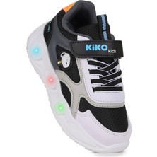 Kiko Kids Pean Işıklı Cırtlı Erkek Çocuk Spor Ayakkabı
