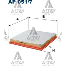 Filtron Fıltron Hava Filtresi Astra J / Zafira C / Cruze 09= A13DTE-A14NET-B14NET-B16DTL-B16DTH 834126