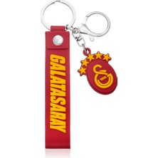 Galatasaray Kırmızı Charm Arma Silikon Anahtarlık
