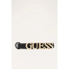 Guess Ayarlanamaz ve Tek Taraflı Baskılı Kemer H15 Kadın Siyah Kemer BW9338P6215-BLA