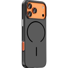 Gpack Iphone 17 Pro Kılıf Lora Sert Pc Magsafe Kablosuz Şarj Özellikli