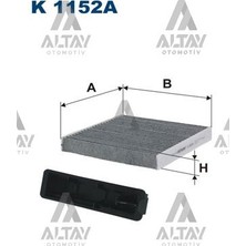 Filtron Fıltron Polen Filtresi Micra 05= / Note 02= / Clio 08= / Duster 08= Karbonlu 7701062227