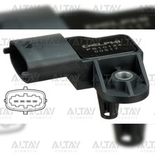 Delphi Delphı Basinc Sensoru Emme Opel Astra H / Corsa D / Fiat Doblo / Punto / Ducato 55219298 - 1235084