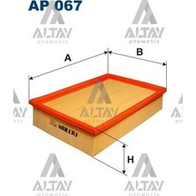 Filtron Fıltron Hava Filtresi E Serisi 95= Zetec Clx 91FF9601AB