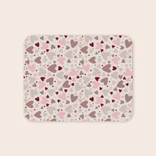 Tabloe Premium Kalpli Ergonomik Pembe Mouse Pad - 23X19 cm - Kaydırmaz Tabanlı Kaliteli Fare Altlığı Mousepad