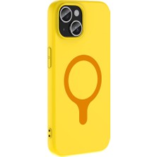 Gpack Iphone 15 Kılıf Aris Silikon Magsafe Kablosuz Şarj Özellikli