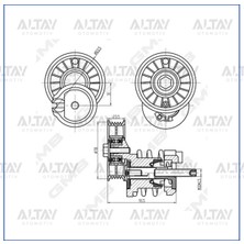 Gmb Vantilatör Gergisi Passat / A4 / A6 97-00 Afn-Avg-Ahu 1.9 Tdı Komple 028903315M
