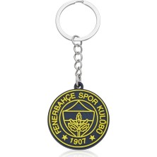 Fenerbahçe Sarı Lacivert Arma Silikon Anahtarlık