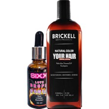 Guzzy Brickell Şampuan Saçsakal Anti.white 237 ml Şampuan ile + Sıxx Kadınlara Özel Uyarıcıdamla