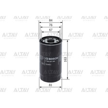 Bosch Yağ Filtresi D-Max 07-12 8973587200
