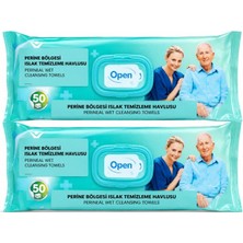 Has-Pet Ant.vücut ve Perine Temizlik Havlusu 30X32 50'li*2'li Paket