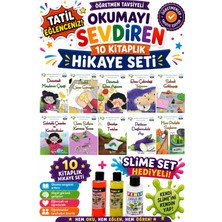 Üçgen Yayıncılık 2.sınıf Öğretmen Tavsiyeli Okumayı Sevdiren 32 Sayfa 10 Kitaplık Hikaye Seti-8 (Slime Set Hediyeli)