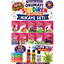 Üçgen Yayıncılık 2.sınıf Öğretmen Tavsiyeli Okumayı Sevdiren 32 Sayfa 10 Kitaplık Hikaye Seti-9 (Slime Set Hediyeli)