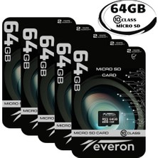 Everon Micro Sd Hafıza Kartı 64GB 10'lu Paket