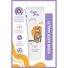 Catjoy Sterile Malt Macun 100 G - Kısırlaştırılmış Kediler Için Vitaminli Tüy Topağı Önleyici Malt