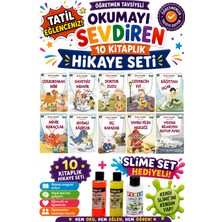 Üçgen Yayıncılık 2.sınıf Öğretmen Tavsiyeli Okumayı Sevdiren 32 Sayfa 10 Kitaplık Hikaye Seti-11 (Slime Set Hediyeli)