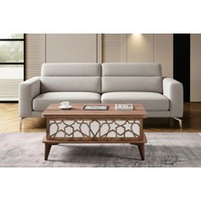 Msy Home Paris Akıllı Sehpa Sihirli Sehpa 3 Kademeli Orta Sehpa Açılabilir Sehpa Yemek Masası