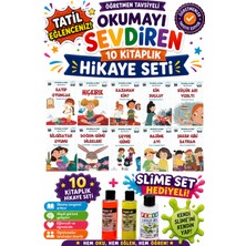 Üçgen Yayıncılık 3.sınıf Öğretmen Tavsiyeli Okumayı Sevdiren 40 Sayfa 10 Kitaplık Hikaye Seti (Slime Set Hediyeli)