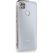 Sepetopia Xiaomi Redmi 9c Kılıf Razer Lensli Silikon - Gümüş