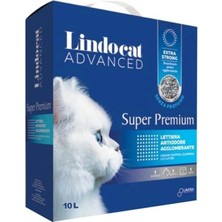 Lindocat Super Premium Extra Güçlü Topaklanan Kokusuz Kedi Kumu 10L