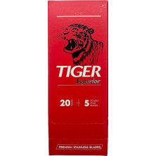 Tiger Superior Paslanmaz Çelik Jilet 100'LÜ Kutu