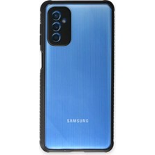 Sepetopia Samsung Galaxy M52 5g Kılıf Miami Şeffaf Silikon - Siyah