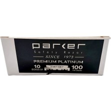 Parker Premium Platinum Tek Taraflı Jilet 100'LÜ Paket