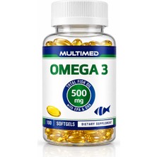 Multimed Omega 3 Balık Yağı 500 Mg – Trigliserid Formu Yüksek Emilim – 200 Softgel