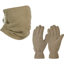 Thermoform Polar Unisex Eldiven-Boyunluk Seti Kum