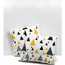 Upstyle Yastık Kılıfı 50X70 cm  Siyah Sarı