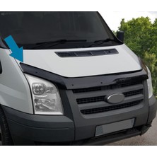 Tuning Vadisi Ford Transit Kaput Rüzgarlığı Maskesi 2006-2014 Arası Piano Black