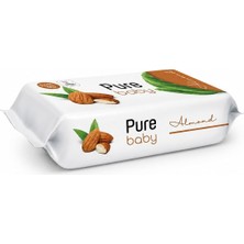 Pure Baby Islak Bebek Badem 50'li