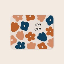 Tabloe You Can Yazılı Desenli Mouse Pad - 23X19 cm - Kaydırmaz Tabanlı Kaliteli Mousepad