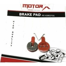 Motorx Bisiklet Fren Disk Balatası Mtb E Scooter Onvo / Kugoo G2 / Dt 912 (Bp 912) Kırmızı