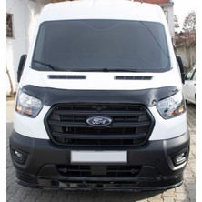 Tuning Vadisi Ford Transit Kaput Rüzgarlığı Maskesi 2019 Yılı ve Sonrası Uyumlu Parlak Siyah