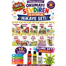 Üçgen Yayıncılık 3.sınıf Öğretmen Tavsiyeli Okumayı Sevdiren 48 Sayfa 10 Kitaplık Hikaye Seti-3 (Slime Set Hediyeli)