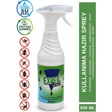 Expel Kullanıma Hazır Sprey UL | Sivrisinek-Karasinek-Tatarcık-Hamamböceği-Kene-Kahverengi Kokarca Böceği-Akrep 500 ml