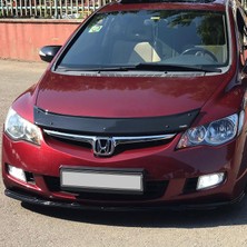 Tuning Vadisi Honda Civic Fd6 Kaput Rüzgarlığı Maskesi 2006 2012 Arası Parlak Siyah