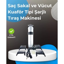 TKÇ Profesyonel Saç ve Sakal Tıraş Makinesi – Tam Aksesuar Setli