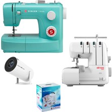 Singer 3223G & Elmas 328 Mega Dikiş Paketi Portatif Akıllı Projektör Hediyeli