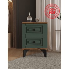T&B Nil 2 Çekmeceli Komodin - Tamamı Mdf