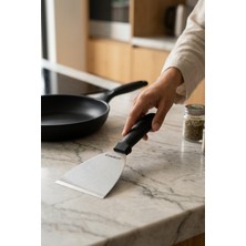 Cooker 10X24 cm Düz Paslanmaz Çelik Spatula YK1904