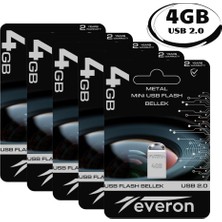 Everon Metal USB Mini Flash Bellek 4gb 100'lü Paket